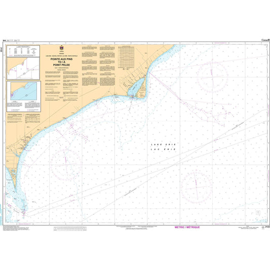 Paradise Clay CAN2122 CHS Chart Pointe aux Pins to/ Point Pelee