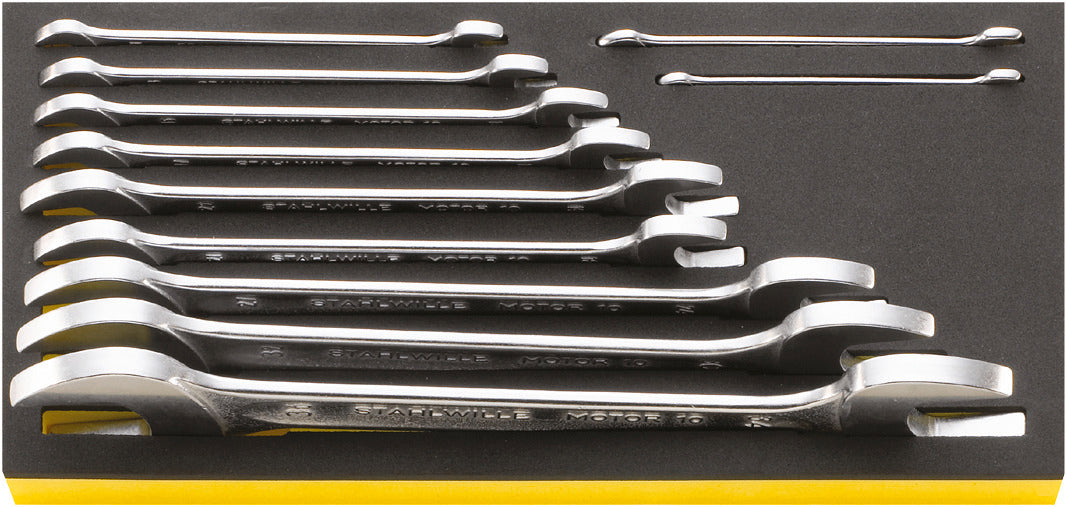 Stahlwille 96830167 TCS10/11,6X7-34X36MM Double Open-Ended Wrench Set