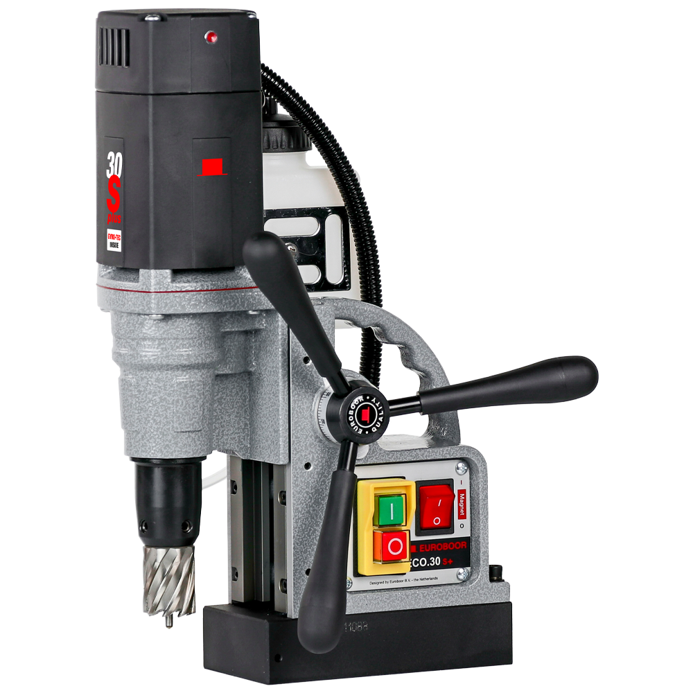 Euroboor ECO.30S+ Magnetic Drilling Machine, 1 3/16", 110 V, Us.