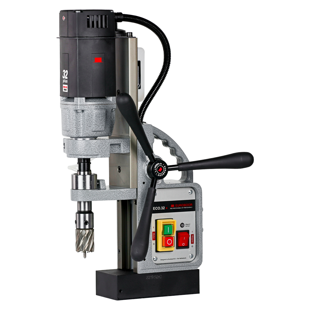 Euroboor ECO.32+ Magnetic Drilling Machine, 1 1/4", 110 V, Us.