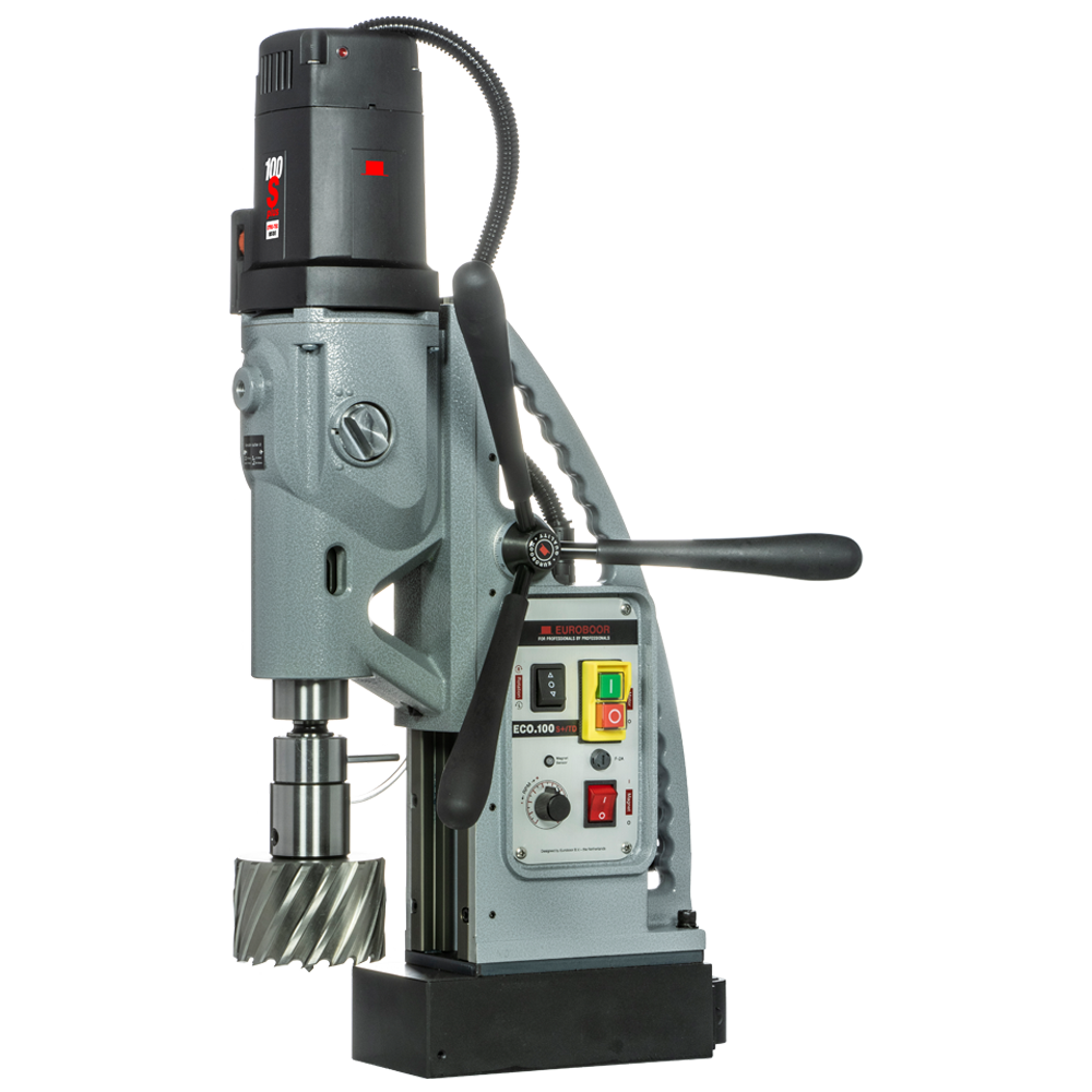 Euroboor ECO.100S+/TD Magnetic Drilling Machine, 4", 110 V, Us.