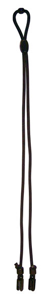 MCR Safety 213BLACK Black Dielectric Eyeglass Cord / Lanyard Snaps into Demples on Temple Tips Made to Break-Away / Pull Away 22 Inch Length (1 EA)