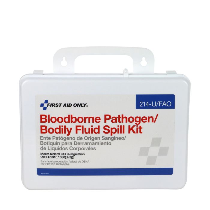 First Aid Only 214-U/FAO BBP Spill Clean Up Kit, Plastic Case