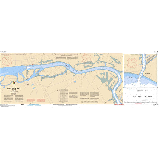 Paradise Clay CAN2140 CHS Chart Port Maitland to/ Dunnville