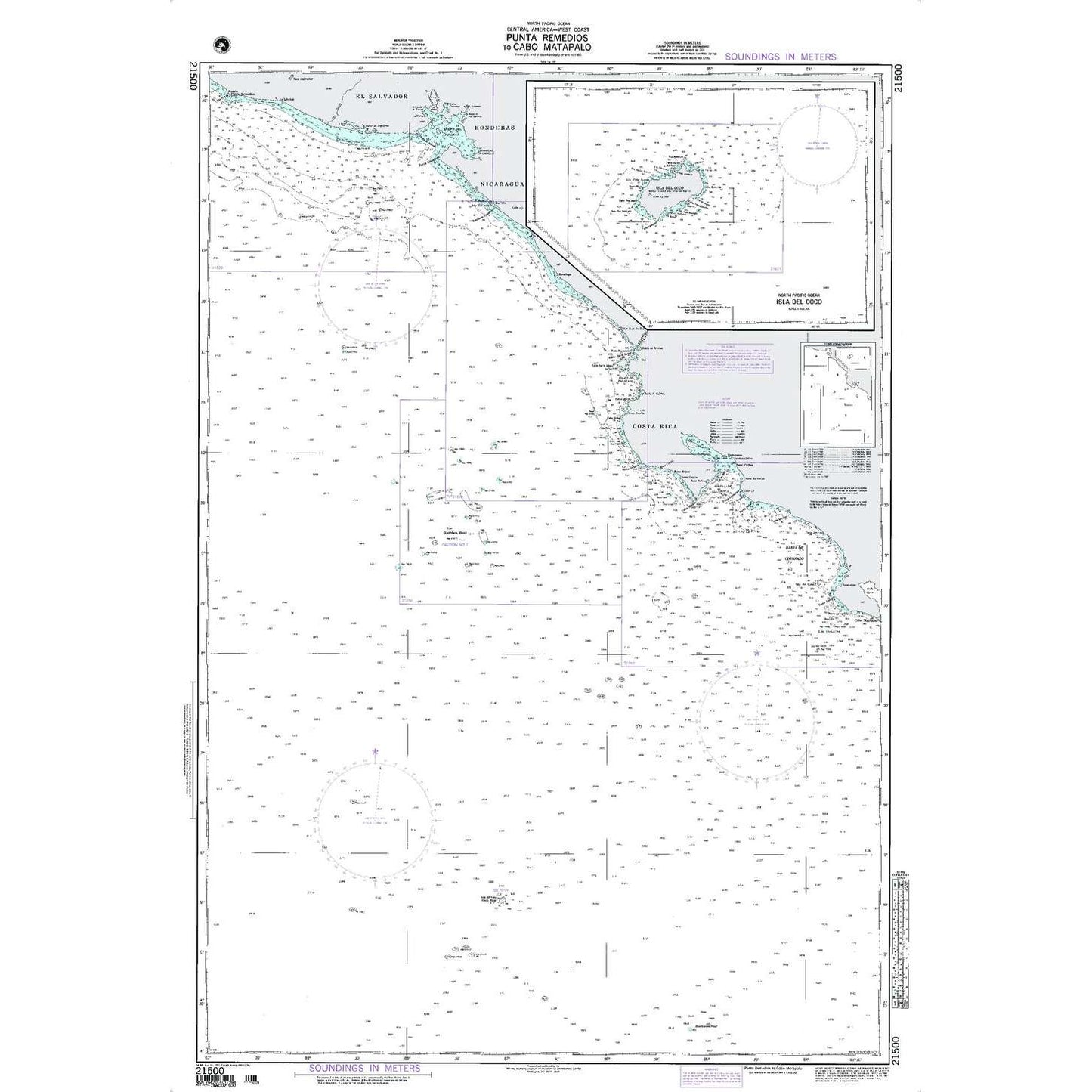 Paradise Clay NGA_21500 NGA Chart Punta Remedios to Cabo Matapalo
