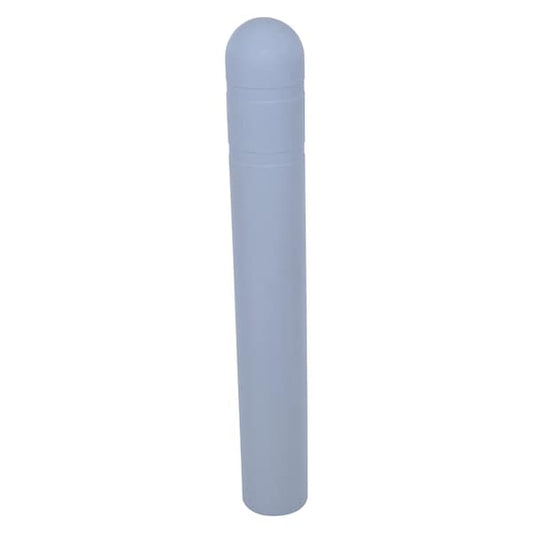 Vestil BPC-7-GY Low Density Polyethylene Bollard Post Cover 7-1/8 In. x 7-3/8 In. x 52 In. Gray