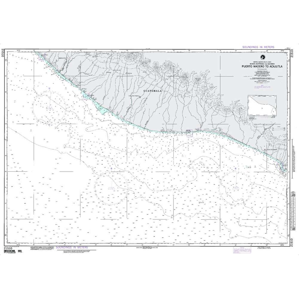 Paradise Clay NGA_21510 NGA Chart Puerto Madero to Acajutla Guatemala