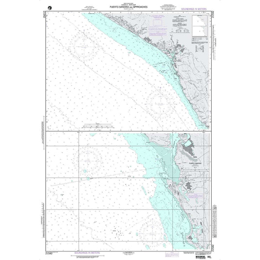 Paradise Clay NGA_21542 NGA Chart Puerto Sandino and Approaches