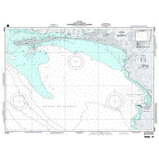 Paradise Clay NGA_21546 NGA Chart Puntarenas and Puerto Caldera