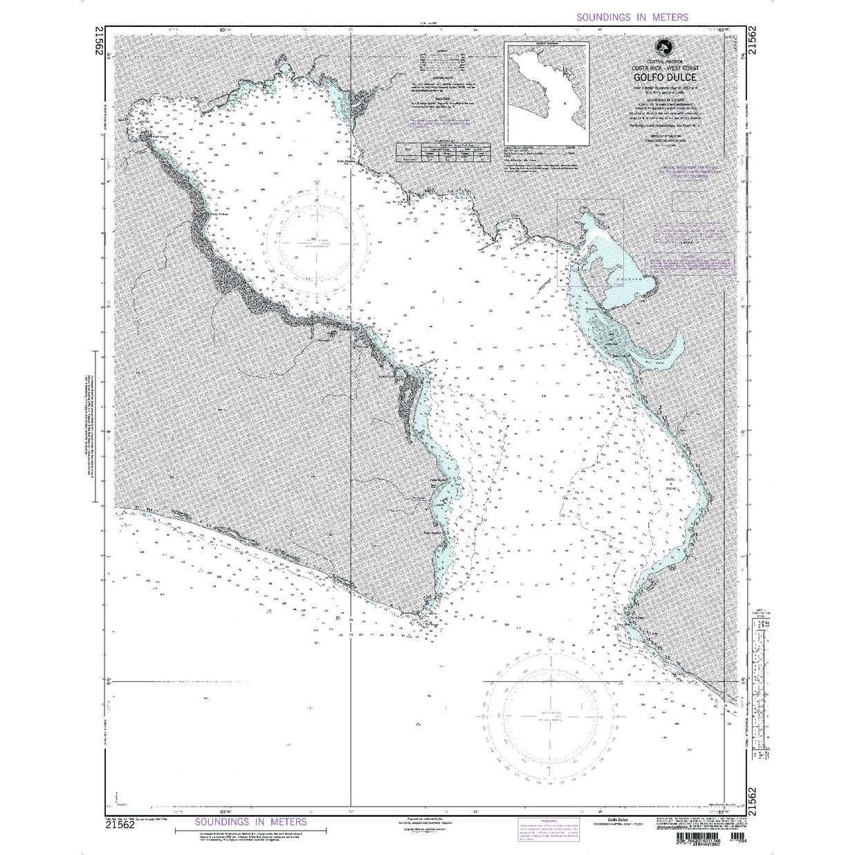 Paradise Clay NGA_21562 NGA Chart Golfo Dulce