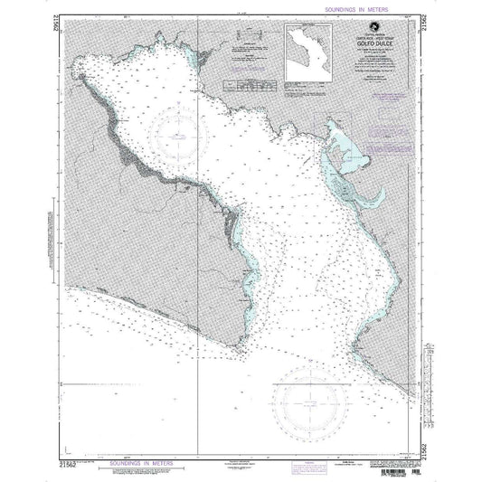 Paradise Clay NGA_21562 NGA Chart Golfo Dulce