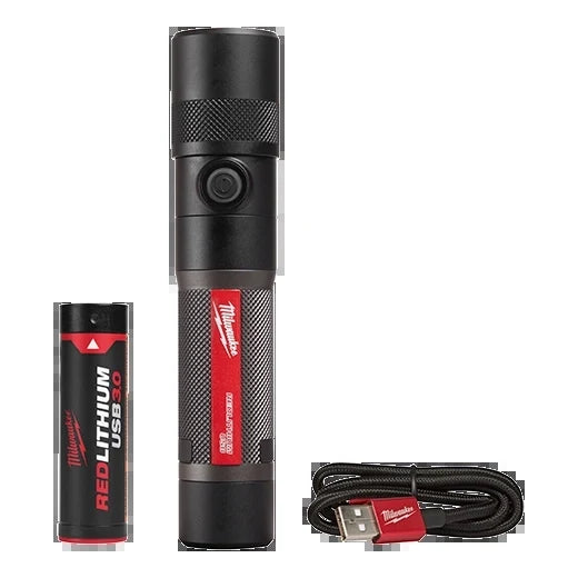 Milwaukee Tool 2161-21 USB Twist Focus Flashlight (1100L), 1 EA