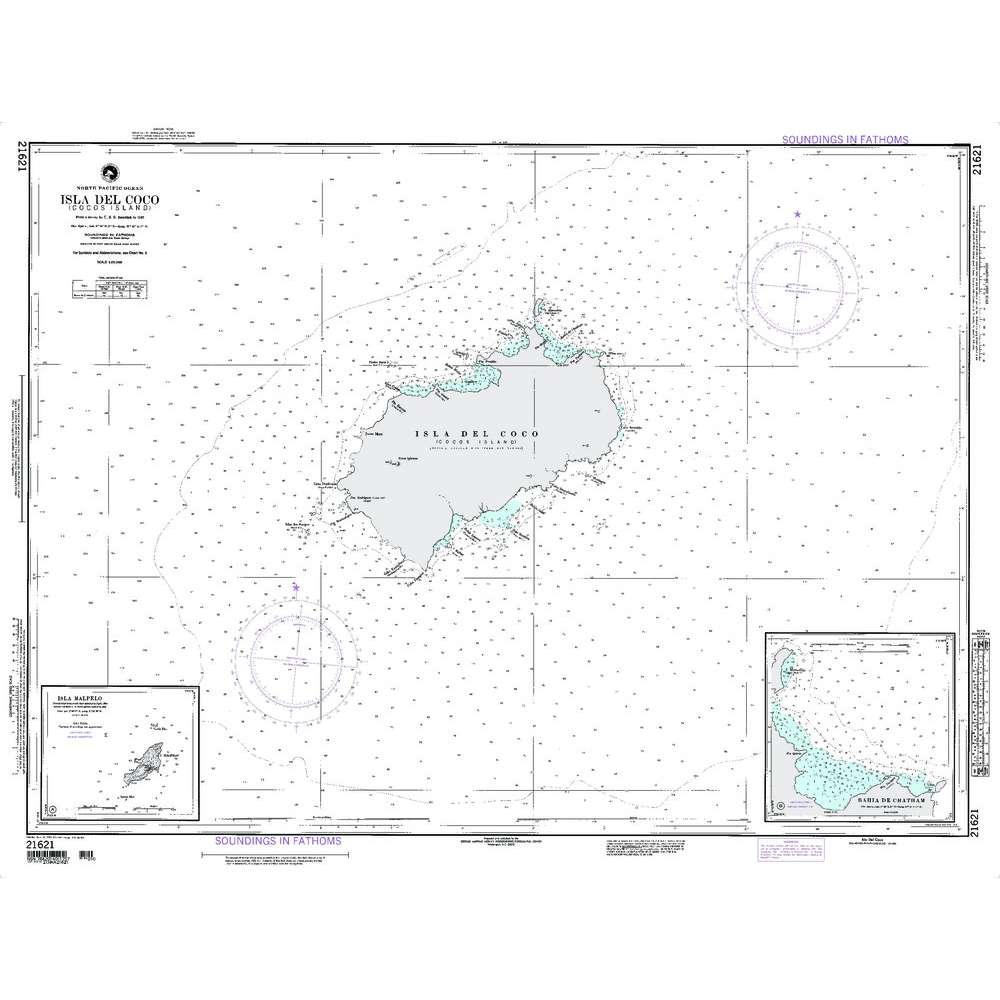 Paradise Clay NGA_21621 NGA Chart Isla de Coco