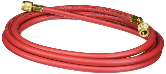 Yellow Jacket 21710 10", red, HAV standard fitting, PLUS II 1/4" charging hose