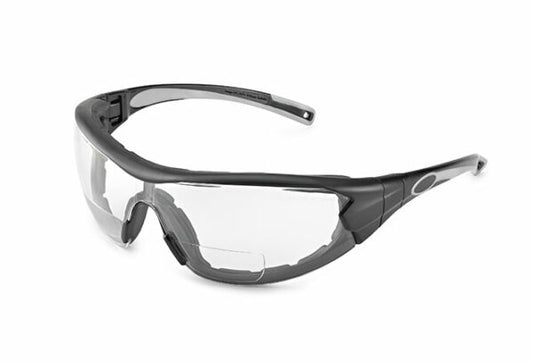 Gateway Safety 21MA25 Swap MAG Safety Glasses - Convertible Glasses-to-Goggles Bifocal Foam-Lined Anti-Fog Eye Protection (1.5–2.5 Diopter)