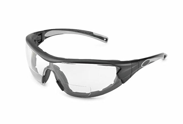 Gateway Safety 21MA20 Swap MAG Safety Glasses - Convertible Glasses-to-Goggles Bifocal Foam-Lined Anti-Fog Eye Protection (1.5–2.5 Diopter)