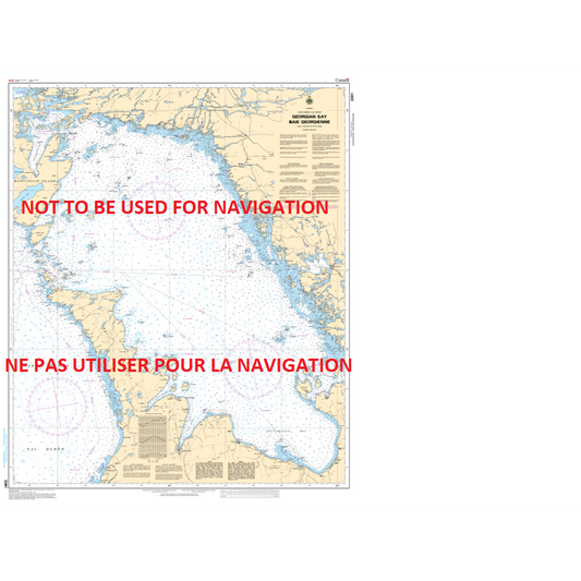 Paradise Clay CAN2202 CHS Chart Port Severn to/ Parry Sound