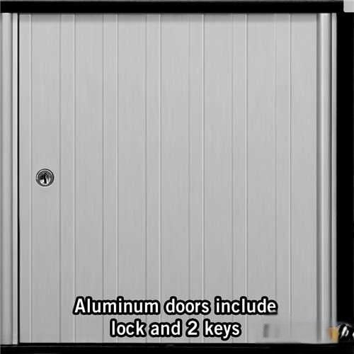 Mailboxes 2202 Salsbury Aluminum Mailbox - 2 Doors - Rack Ladder System