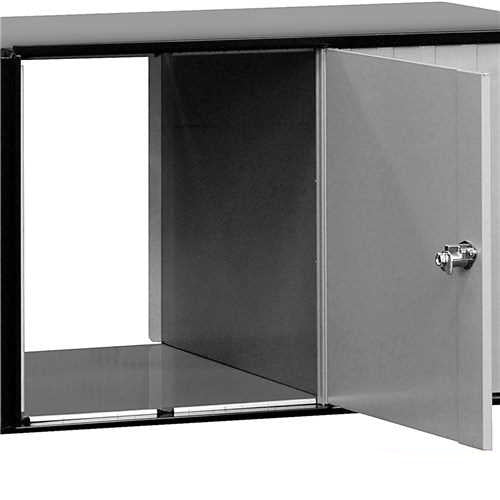 Mailboxes 2202 Salsbury Aluminum Mailbox - 2 Doors - Rack Ladder System