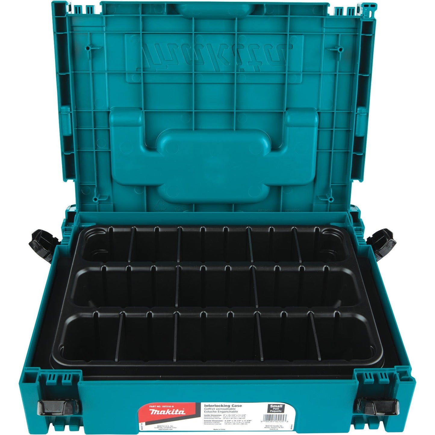 Makita P-83696 MAKPAC Interlocking Case 3 Row Insert Tray