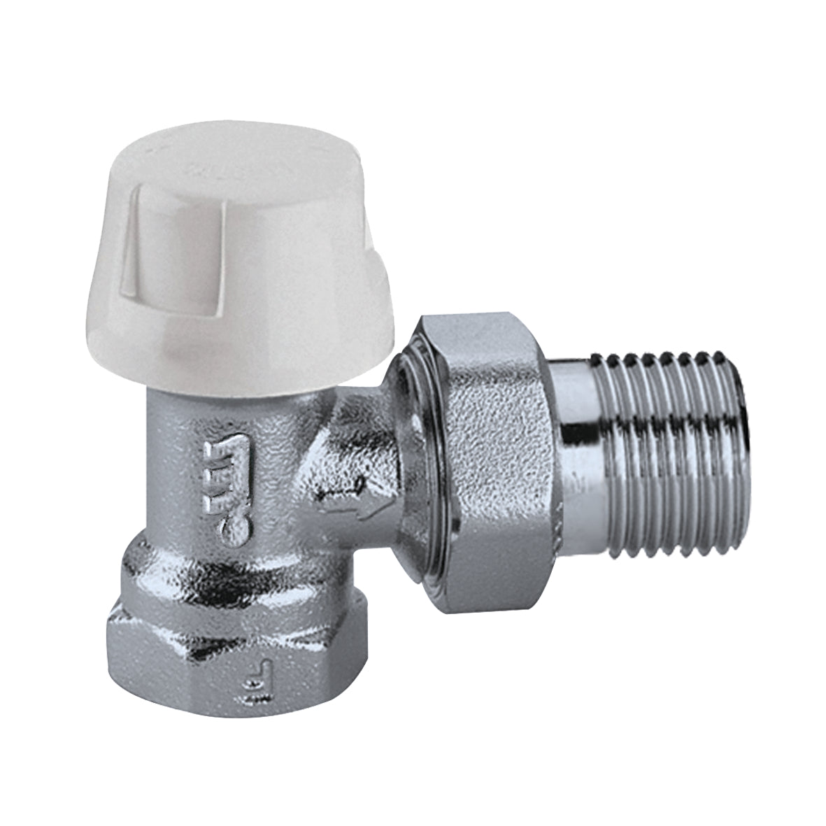 Caleffi 220400A 1/2" NPT Angled TRV Body