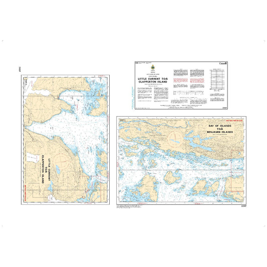 Paradise Clay CAN2207 CHS Chart Little Current to/ Clapperton Island