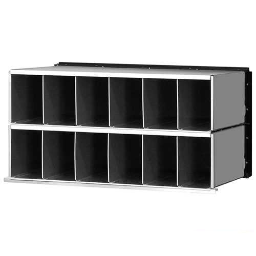 Mailboxes 2212 Salsbury Aluminum Mailbox - 12 Doors - Rack Ladder System