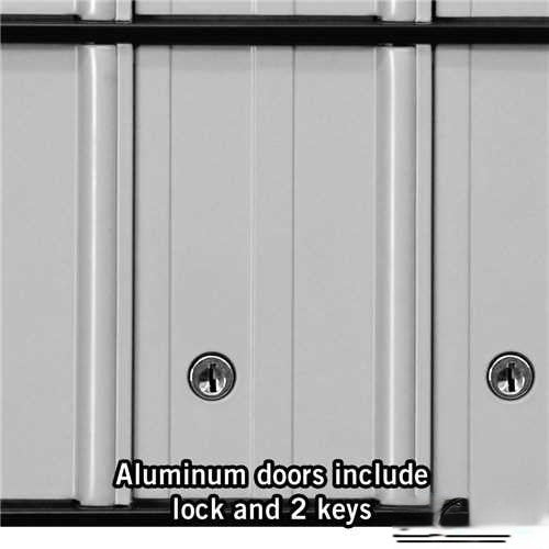 Mailboxes 2212 Salsbury Aluminum Mailbox - 12 Doors - Rack Ladder System