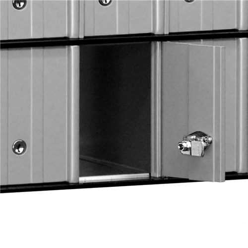 Mailboxes 2212 Salsbury Aluminum Mailbox - 12 Doors - Rack Ladder System