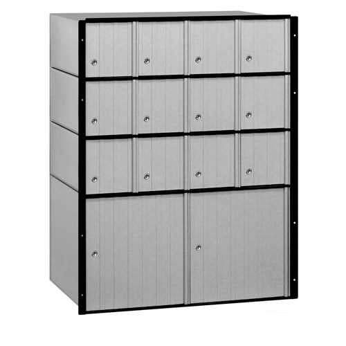 Mailboxes 2214 Salsbury Aluminum Mailbox - 14 Doors - Standard System