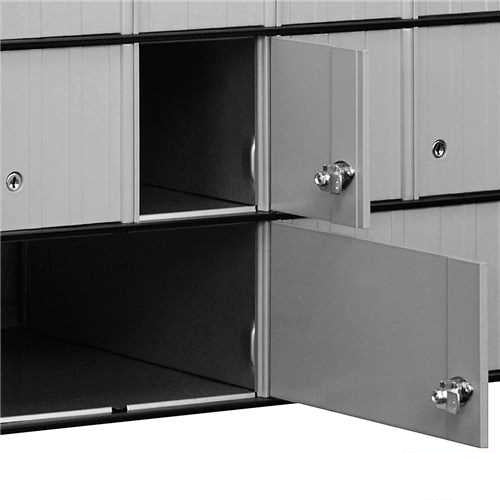 Mailboxes 2218 Salsbury Aluminum Mailbox - 18 Doors - Standard System