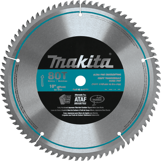 Makita A-93681 10" 80T Micro‘Polished Miter Saw Blade