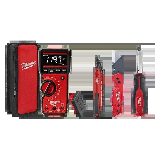 Milwaukee Tool 2220-20 Electrical Combo Kit, 1 EA