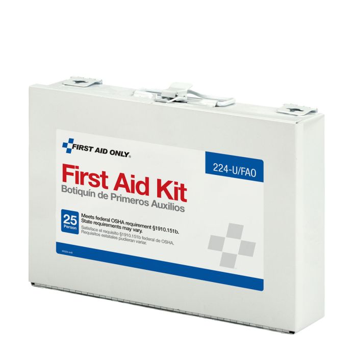 First Aid Only 224-U/FAO 25 Person First Aid Kit, Metal Case