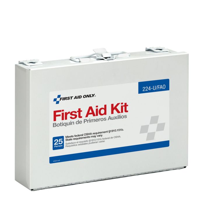 First Aid Only 224-U/FAO 25 Person First Aid Kit, Metal Case