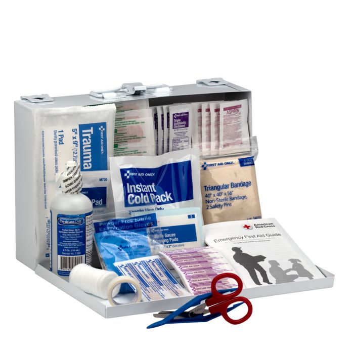 First Aid Only 224-U/FAO 25 Person First Aid Kit, Metal Case