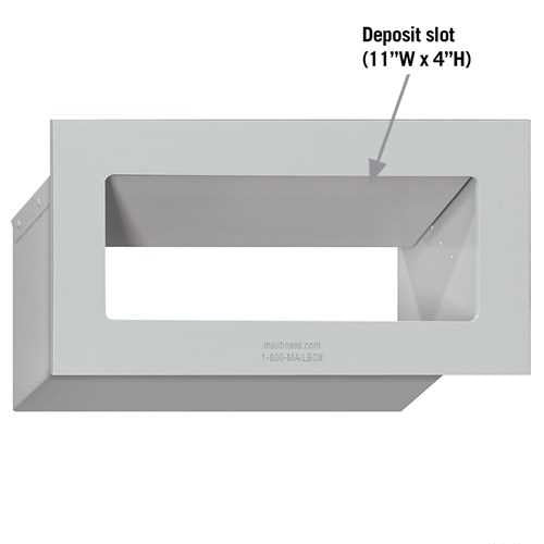 Mailboxes 2255ALM Salsbury Mail Drop - Aluminum