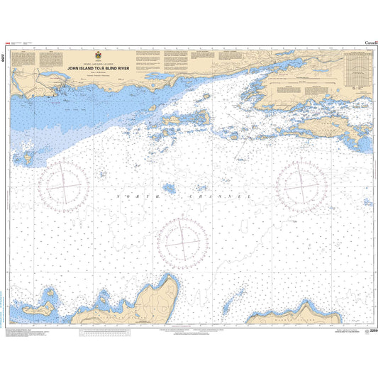Paradise Clay CAN2259 CHS Chart John Island to/ Blind River