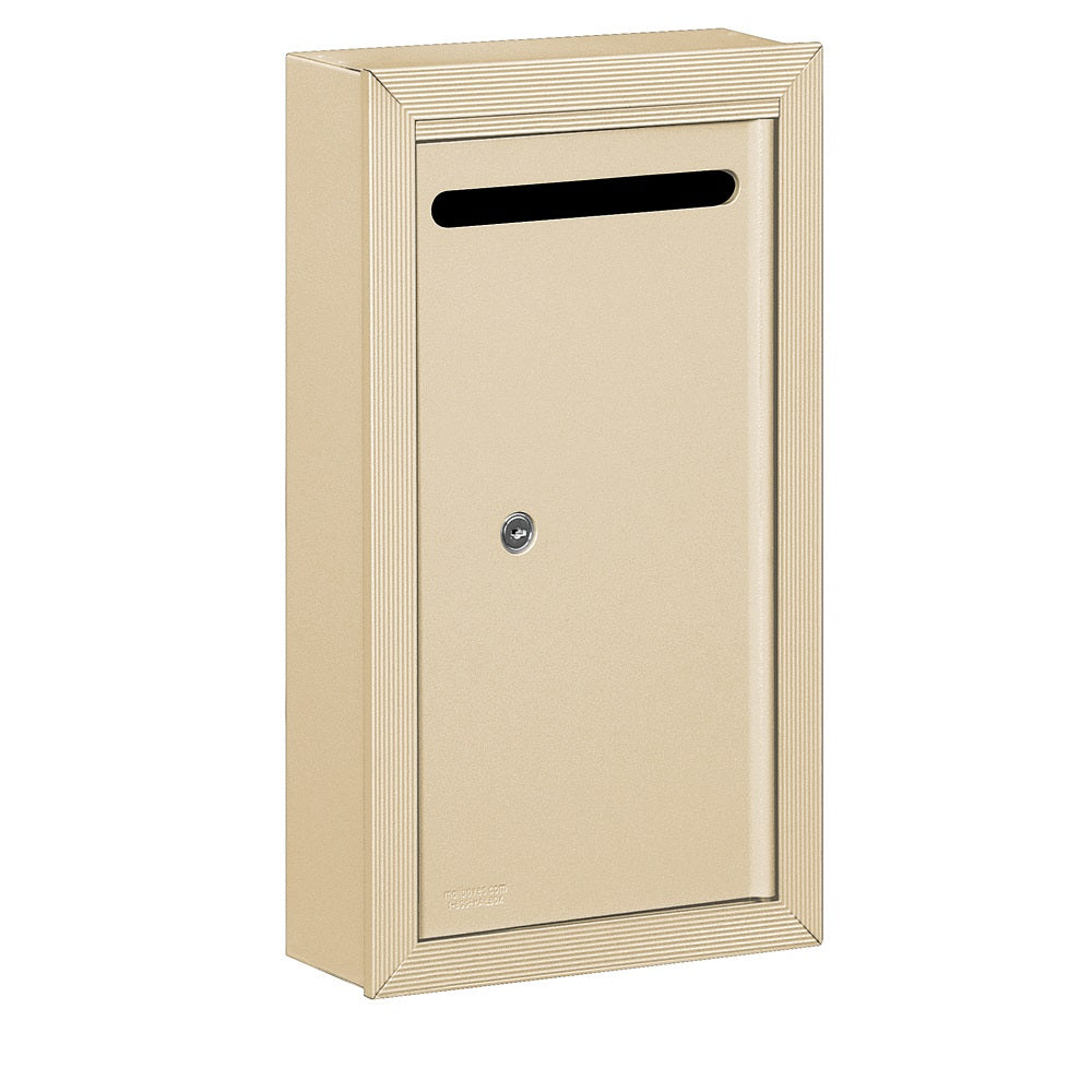Mailboxes 2260SP Salsbury Letter Box (Includes Commercial Lock) - Slim - Surface Mounted - Sandstone - Private Sccess