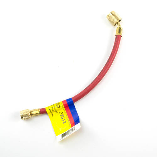 Yellow Jacket 22612 12", Red, PLUS II 1/4" hose with SealRight fitting