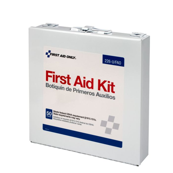 First Aid Only 226-U/FAO 50 Person First Aid Kit, Metal Case