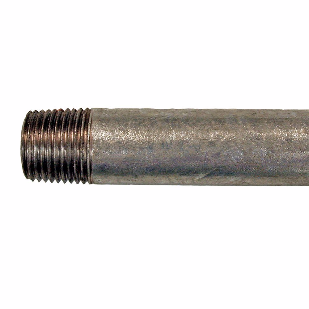 Jones Stephens 301G0224 1/4" x 24" Readycut Galvanized Pipe