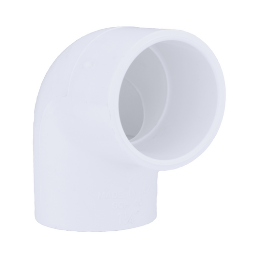 Jones Stephens 406012 1-1/4" Sch. 40 PVC 90° Elbow, S x S