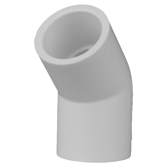 Jones Stephens 417005 1/2" Sch. 40 PVC 45° Elbow, S x S