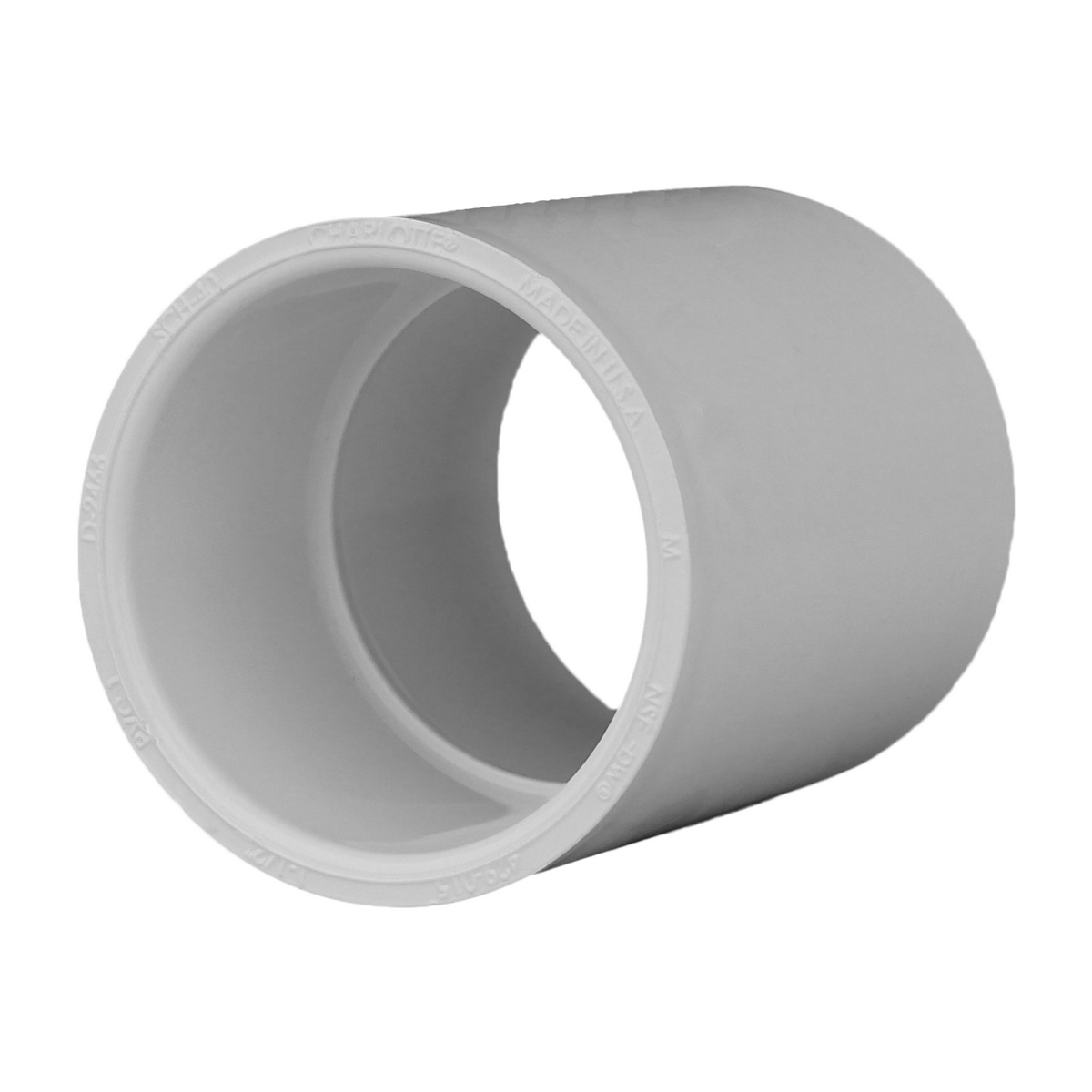 Jones Stephens 429015 1-1/2" Sch. 40 PVC Coupling, S x S