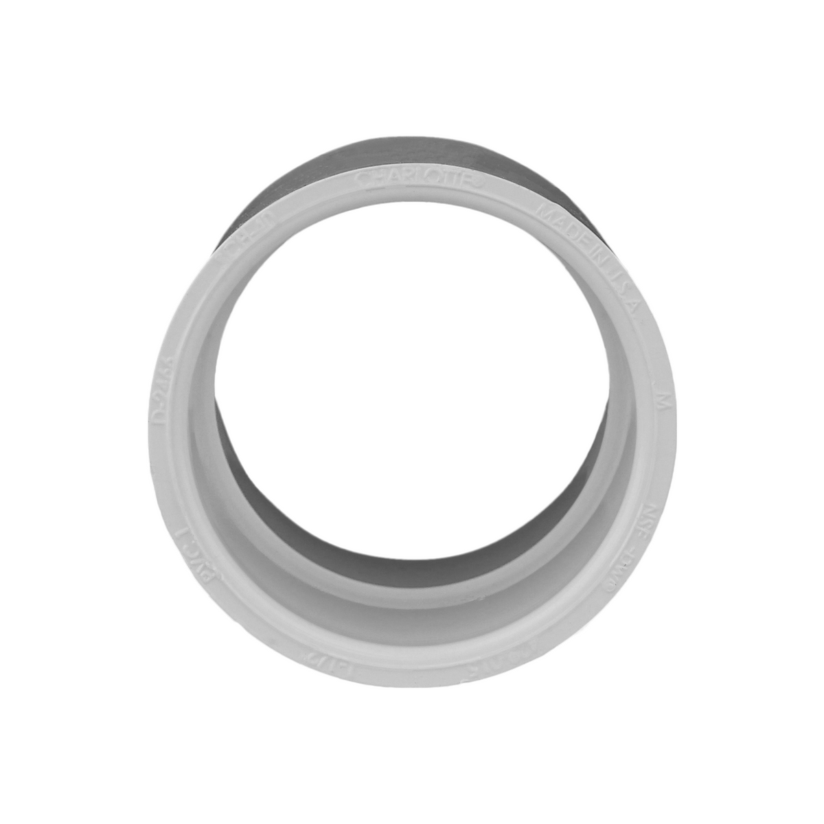 Jones Stephens 429015 1-1/2" Sch. 40 PVC Coupling, S x S
