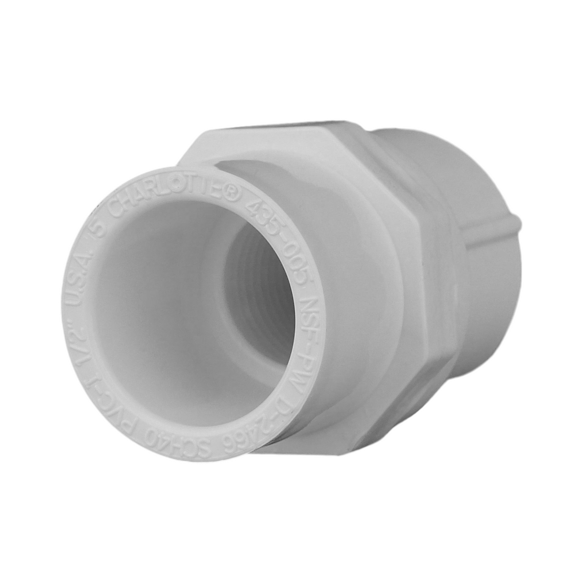Jones Stephens 435005 1/2" Sch. 40 PVC Female Adapter, S x FPT