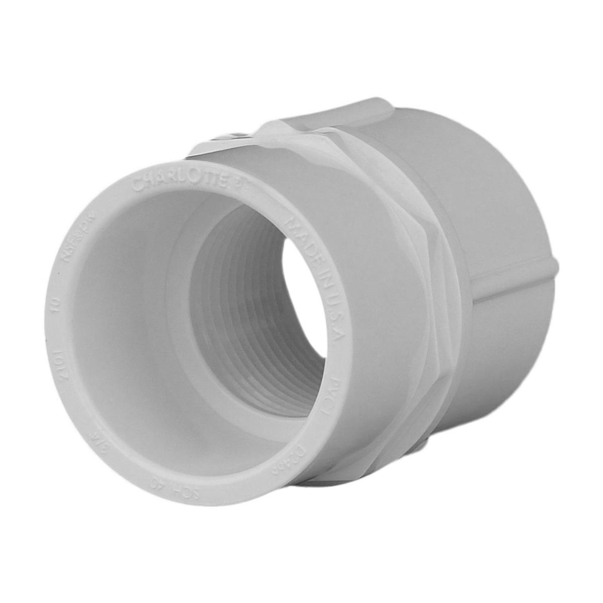 Jones Stephens 435007 3/4" Sch. 40 PVC Female Adapter, S x FPT
