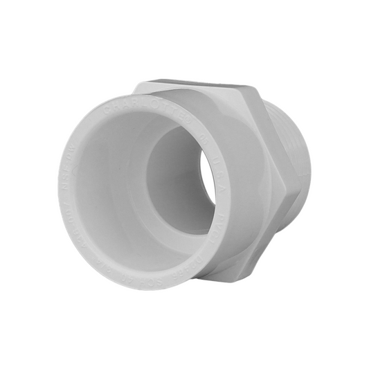 Jones Stephens 436007 3/4" Sch. 40 PVC Male Adapter, MPT x S