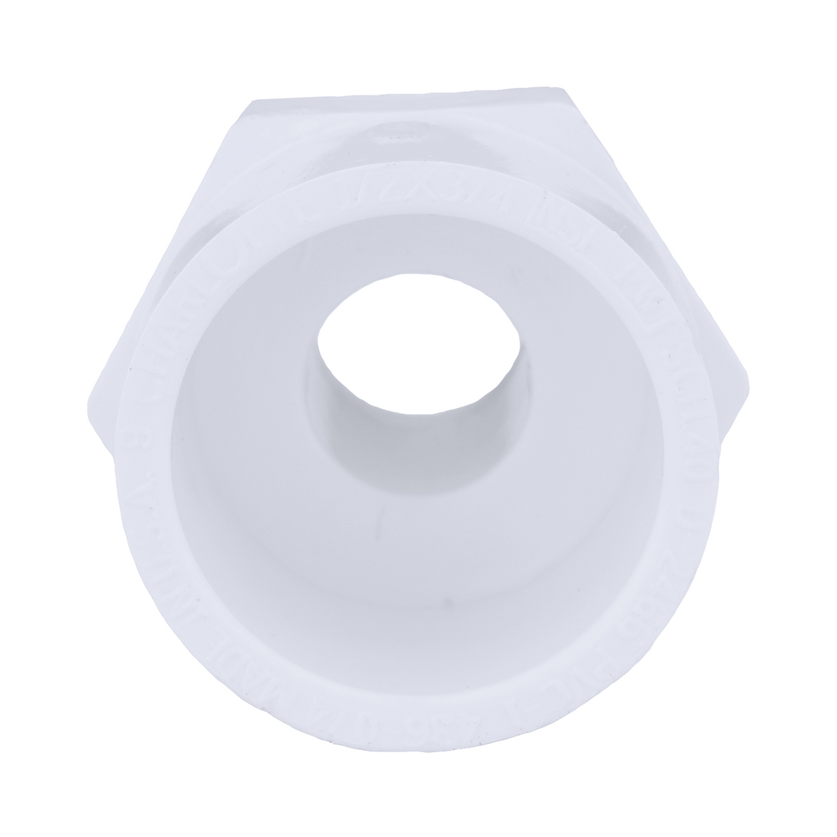 Jones Stephens 436213 1-1/2" x 2" Sch. 40 PVC Reducing Male Adapter, MPT x S